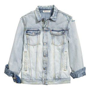 H&M Coachella Distressed Jean Jacket